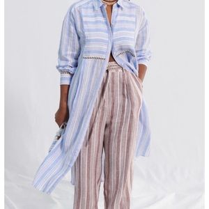 H&M X LemLem Limited Edition Striped Tunic dress.